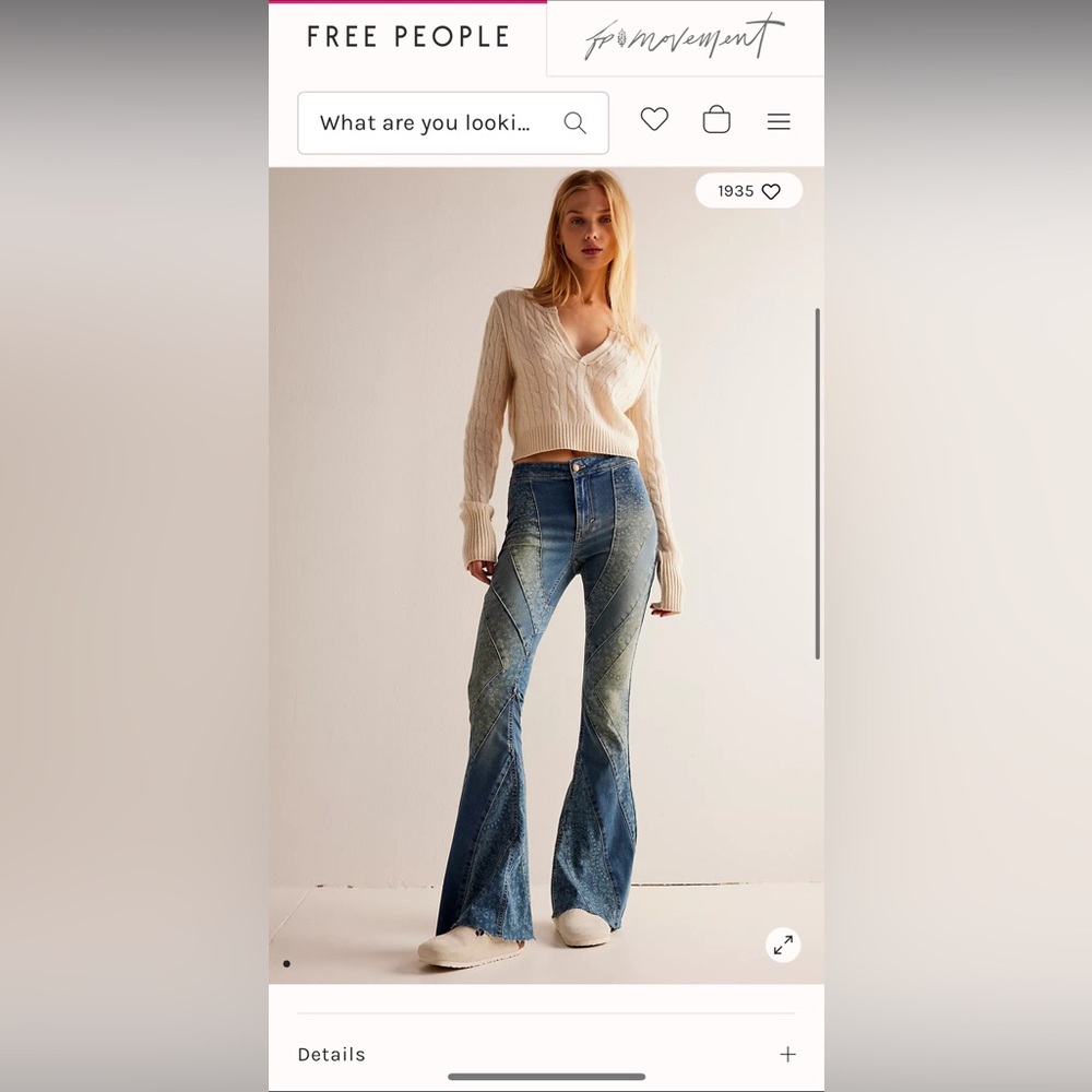 We The Free Mermaid Panelled Flared-Leg Jeans